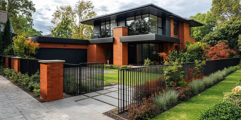 metalowe ogrodzenie z Polski