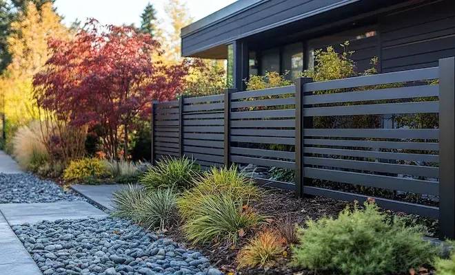 Aluminium Sichtschutzzaun aus Polen