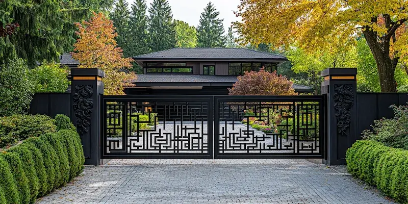 Aluminium Sichtschutzzaun aus Polen