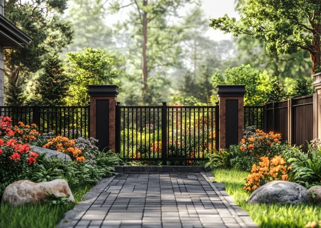 Zäune aus Polen mit montage