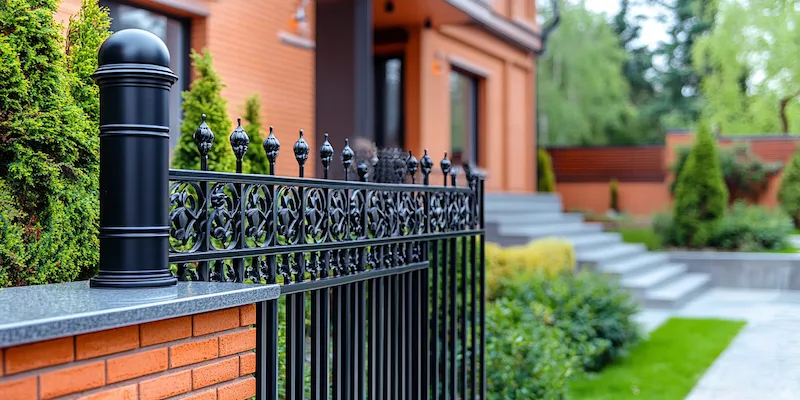 Zaun aus Polen mit Montage