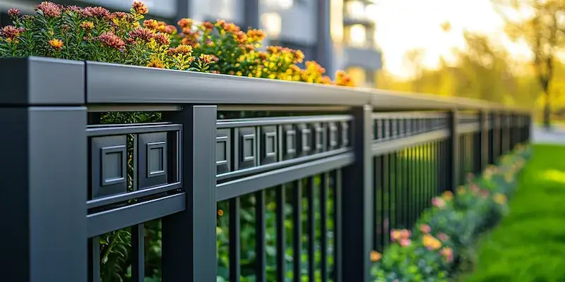 Gartenzaun Metall Polen