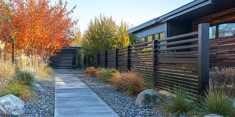 Sichtschutzzaun Polen mit Montage