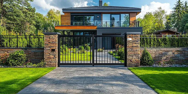 Aluminium Sichtschutzzaun aus Polen