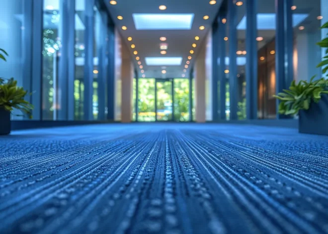 Usługa chemicznego prania wykładzin biurowych